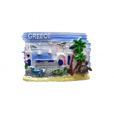 Tουριστικό μαγνητάκι Souvenir – Σετ 12pcs - Resin Magnet - Greece - 678286