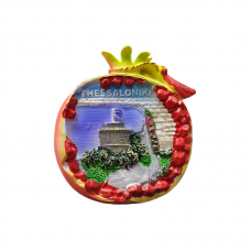 Tουριστικό μαγνητάκι Souvenir – Σετ 12pcs - Resin Magnet - Thessaloniki - 678141