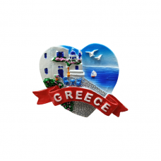 Tουριστικό μαγνητάκι Souvenir – Σετ 12pcs - Resin Magnet - Greece - 678012