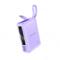 Powerbank - P87K - 10.000mah - 30W - AWEI - 008730 - Purple