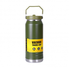 Φορητό παγούρι-θερμός - 1000ml - 123811 - Green