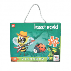 Παιδικό puzzle 100 κομματιών - Insect World - 61004 - 310442