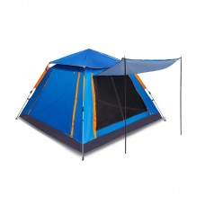 Σκηνή Camping 4 ατόμων με σκίαστρα - YB3021 - 2.4x2.4m - 960019 - Blue