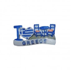 Tουριστικό μαγνητάκι Souvenir - Σετ 12pcs - Resin Magnet - Greece - 678364