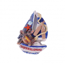 Tουριστικό μαγνητάκι Souvenir - Σετ 12pcs - Resin Magnet - Thessaloniki - 678401