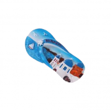 Tουριστικό μαγνητάκι Souvenir - Σετ 12pcs - Resin Magnet - Paralia - 678361