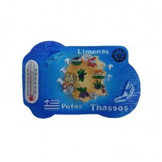 Tουριστικό μαγνητάκι Souvenir – Σετ 12pcs - Resin Magnet - Thassos - 678407