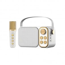 Ασύρματο ηχείο Bluetooth με μικρόφωνο Karaoke - YS-103 - 887288 - White