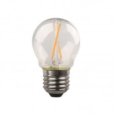 Λάμπα LED Filament φούσκα - G45 - Ε27 - 2W - 431534