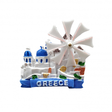 Tουριστικό μαγνητάκι Souvenir – Σετ 12pcs - Resin Magnet - 678206