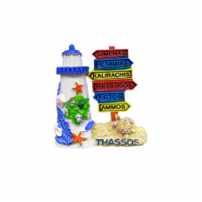 Tουριστικό μαγνητάκι Souvenir – Σετ 12pcs - Resin Magnet - 678173