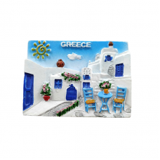 Tουριστικό μαγνητάκι Souvenir – Σετ 12pcs - Resin Magnet - 678257