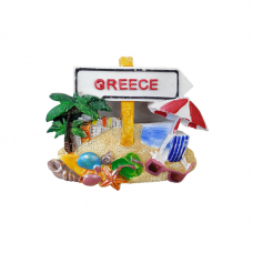 Tουριστικό μαγνητάκι Souvenir – Σετ 12pcs - Resin Magnet - Greece - 678055