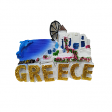 Tουριστικό μαγνητάκι Souvenir – Σετ 12pcs - Resin Magnet - Greece - 678063