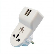 Αντάπτορας πρίζας με 2 θύρες USB - International - RTA09-39 - 939000