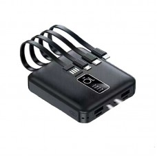 Powerbank mini - 4in1 - 10.000mah - S-341 - 884485 - Black