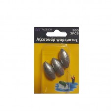 Βαρίδια αλιείας - 20gr - 4pcs - 30156