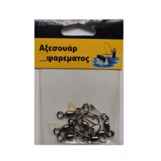 Στριφτάρια με παραμάνα ασφαλείας - No.4 - 10pcs - 30136