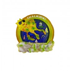 Tουριστικό μαγνητάκι Souvenir – Σετ 12pcs - Resin Magnet - 678078