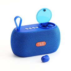 Ασύρματο ηχείο Bluetooth με σετ ακουστικά - TG810 - 889459 - Blue