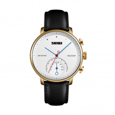 Αναλογικό ρολόι χειρός – Skmei - 1399 - 213992 - White/Gold