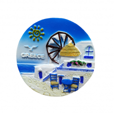 Tουριστικό μαγνητάκι Souvenir – Σετ 12pcs - Resin Magnet - 678232