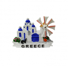 Tουριστικό μαγνητάκι Souvenir – Σετ 12pcs - Resin Magnet - 678177