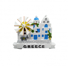 Tουριστικό μαγνητάκι Souvenir – Σετ 12pcs - Resin Magnet - 678196