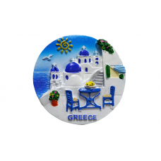 Tουριστικό μαγνητάκι Souvenir – Σετ 12pcs - Resin Magnet - 678236