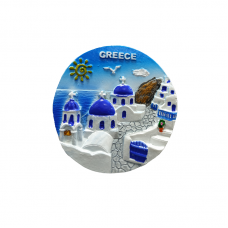 Tουριστικό μαγνητάκι Souvenir – Σετ 12pcs - Resin Magnet - 678241