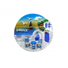 Tουριστικό μαγνητάκι Souvenir – Σετ 12pcs - Resin Magnet - 678242