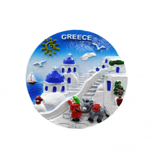 Tουριστικό μαγνητάκι Souvenir – Σετ 12pcs - Resin Magnet - 678247