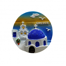 Tουριστικό μαγνητάκι Souvenir – Σετ 12pcs - Resin Magnet - 678248