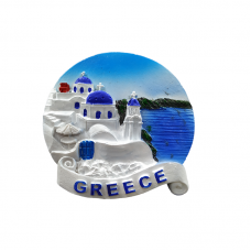 Tουριστικό μαγνητάκι Souvenir – Σετ 12pcs - Resin Magnet - 678250