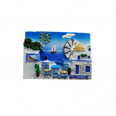 Tουριστικό μαγνητάκι Souvenir – Σετ 12pcs - Resin Magnet - 678258