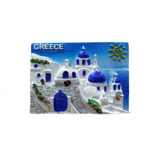 Tουριστικό μαγνητάκι Souvenir – Σετ 12pcs - Resin Magnet - 678266