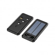 Powerbank με ηλιακό πάνελ - 4in1 - 10.000mah - YM519 - 810392 - Black