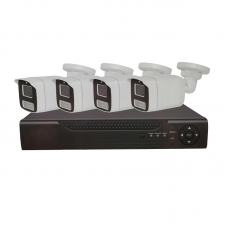 Καταγραφικό δικτύου με 4 κάμερες – CCTV Security Recording System – POE - 080050