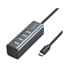 Αντάπτορας USB 2.0 Hub με 4 θύρες - Type-C - CL-122T - AWEI - 888070