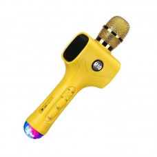 Ασύρματο μικρόφωνο Karaoke με ηχείο - M10 - 961867 - Yellow