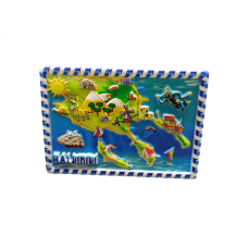 Tουριστικό μαγνητάκι Souvenir – Σετ 12pcs - Resin Magnet - Chalkidiki - 678302