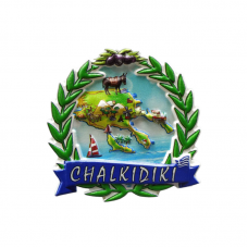 Tουριστικό μαγνητάκι Souvenir – Σετ 12pcs - Resin Magnet - Chalkidiki - 678298