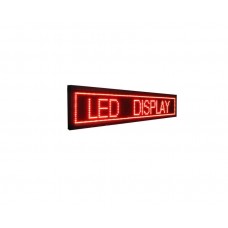 Πινακίδα LED – Μονής όψης – Κόκκινη – 103cm×23cm - IP67