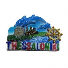 Tουριστικό μαγνητάκι Souvenir - Σετ 12pcs - Resin Magnet - Thessaloniki - 678404