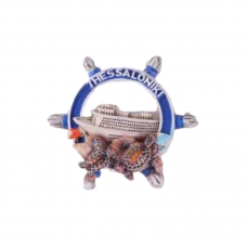 Tουριστικό μαγνητάκι Souvenir - Σετ 12pcs - Resin Magnet - Thessaloniki - 678399