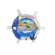 Tουριστικό μαγνητάκι Souvenir – Σετ 12pcs - Resin Magnet - Thassos - 678120