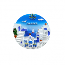 Tουριστικό μαγνητάκι Souvenir – Σετ 12pcs - Resin Magnet - Greece - 678238