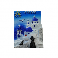 Tουριστικό μαγνητάκι Souvenir – Σετ 12pcs - Resin Magnet - Greece - 678269