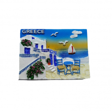 Tουριστικό μαγνητάκι Souvenir – Σετ 12pcs - Resin Magnet - Greece - 678273