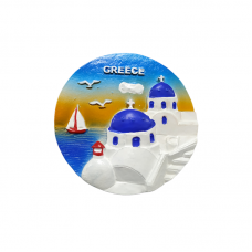 Tουριστικό μαγνητάκι Souvenir – Σετ 12pcs - Resin Magnet - Greece - 678277